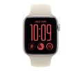 Apple Smartwatch Watch SE 3 GPS + Cellular, koperta 44mm z aluminium w kolorze księżycowej poświaty, pasek sportowy w kolorze piaskowym - rozmiar M/L