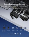 IcyBox Obudowa IB-3710-C31 10xHDD 2,5"/3,5" SATA, Single Mode, HOST USB 3.2 Gen2, Zasilacz 200W