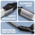 AXAGON ADE-AM15 USB-A Gigabit Ethernet adapter z zintegrowanym kablem sieciowym CAT6 RJ-45 1.5 m