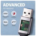 AXAGON ADE-AM50 USB-A Gigabit Ethernet adapter z zintegrowanym kablem sieciowym CAT6 RJ-45 5 m