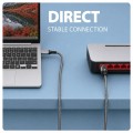 AXAGON ADE-AM50 USB-A Gigabit Ethernet adapter z zintegrowanym kablem sieciowym CAT6 RJ-45 5 m