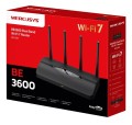 TP-LINK Router BE3600 Mercusys DualBand Wi-Fi 7  SPEED:688 Mbps at 2.4GHz +2880 Mbps at 5GHz MR27BE