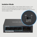 TP-LINK Przełącznik Mercusys 6-Port 10/100 Mbps Desktop Switch with  4-Port PoE+    PORT: 4× 10/100 Mbps PoE+ Ports, 2× 10/100 Mbps Non-PoE Ports MS10