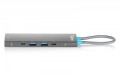 Digitus Stacja dokująca USB-C 8-portowa, HDMI 4K/60Hz, 2x USB-A + 1x USB-C 3.2 Gen1, 3x USB-A 2.0, Power Delivery 100W, DP 1.4 Alt Mode, kabel 18cm