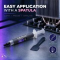 Qoltec Pasta termoprzewodząca 17.3W/m-K | 4g | szara