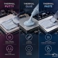 Qoltec Pasta termoprzewodząca 17.3W/m-K | 4g | szara