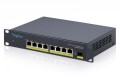 Digitus Przełącznik sieciowy niezarządzalny 10" 8x RJ45 2.5G, 1x SFP+ 10G, 60Gbps, metalowy, bez wentylatora, Plug&Play