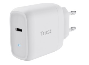 Trust Ładowarka biała MAXO 45W USB-C  GaN dla Samsung