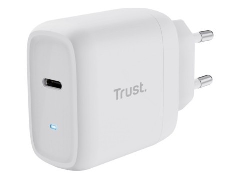Trust Ładowarka biała MAXO 45W USB-C  GaN dla Samsung