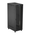 Lanberg Szafa instalacyjna rack stojąca 19 cali 47U 800x1200 czarna drzwi    perforowane LCD (flat pack) V2