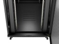 Lanberg Szafa instalacyjna rack stojąca 19 cali 47U 800x1200 czarna drzwi    perforowane LCD (flat pack) V2
