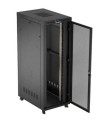 Lanberg Szafa instalacyjna rack stojąca 19 cali 47U 800x1200 czarna drzwi    perforowane LCD (flat pack) V2