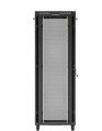 Lanberg Szafa instalacyjna rack stojąca 19 cali 47U 800x1200 czarna drzwi    perforowane LCD (flat pack) V2