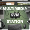 AXAGON HMC-DL-KVM Stacja dokująca USB-C 12w1 + KVM 2 PC, DisplayLink, 10Gbps, 3x USB-A, 2x USB-C, 2x HDMI 4K/60Hz, DP, LAN 1Gbps, SD/microSD, audio, P