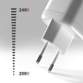 AXAGON ACU-PQ100W Ładowarka sieciowa GaN 100W, 2x port (USB-C + USB-A), PD3.0/PPS/QC4+, mini, biała