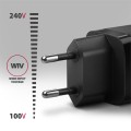 AXAGON ACU-PQ33 Ładowarka sieciowa GaN 33W, 2x port (USB-C + USB-A), PD3.0/PPS/QC4+, czarna