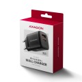 AXAGON ACU-PQ33 Ładowarka sieciowa GaN 33W, 2x port (USB-C + USB-A), PD3.0/PPS/QC4+, czarna