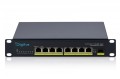 Digitus Przełącznik sieciowy niezarządzalny PoE+ 10" 8x RJ45 2.5G, 1x SFP+ 10G, 60Gbps, budżet 80W, 802.3af/at, metalowy, bez wentylatora, Plug&Play