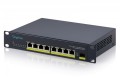 Digitus Przełącznik sieciowy niezarządzalny PoE+ 10" 8x RJ45 2.5G, 1x SFP+ 10G, 60Gbps, budżet 80W, 802.3af/at, metalowy, bez wentylatora, Plug&Play