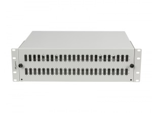 Lanberg Przełącznica światłowodowa 48XSC Duplex / 48XLC Quad Rack 19 cali 3U szara + akcesoria