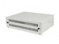Lanberg Przełącznica światłowodowa 48XSC Duplex / 48XLC Quad Rack 19 cali 3U szara + akcesoria