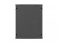 Lanberg Szafa instalacyjna rack wisząca 19 cali 15U 600x600 czarna drzwi metalowe (flat pack)