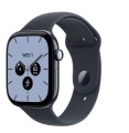 Apple Watch Series 12 GPS + Cellular, koperta 46 mm z ceramiki w kolorze granatowej nocy, pasek sportowy w kolorze granatu - rozmiar M/L