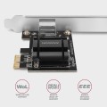 AXAGON PCEE-G50 Karta sieciowa PCIe 3.1 x1, port RJ-45 5GbE (5/2.5/1G), chipset Realtek RTL8126, PXE, Wake-on-LAN, radiator, śledź SP/LP