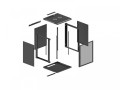 Lanberg Szafa instalacyjna rack wisząca 19 cali 18U 600x600 czarna drzwi perforowane (flat pack)