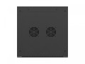 Lanberg Szafa instalacyjna rack wisząca 19 cali 18U 600x600 czarna drzwi perforowane (flat pack)